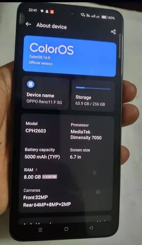 Oppo RINO 11f 5g 4