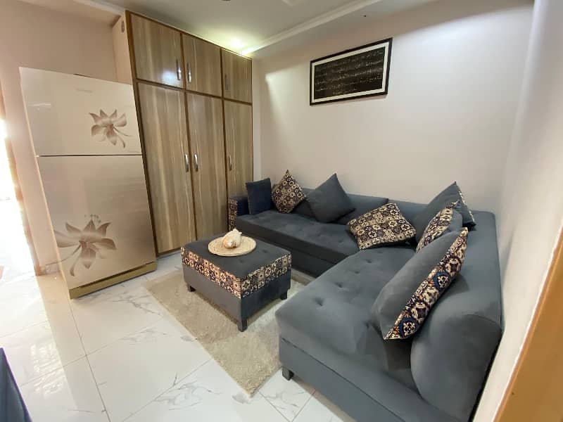 Fully Furnished Luxury Family Building 2 Bedroom Apartment Available for Rent Bahria Phase 8 Rawalpindi 11