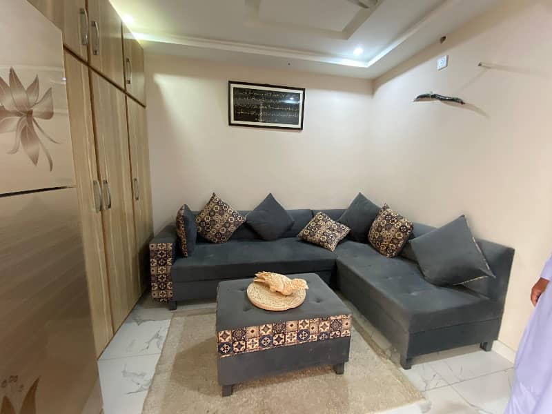 Fully Furnished Luxury Family Building 2 Bedroom Apartment Available for Rent Bahria Phase 8 Rawalpindi 13