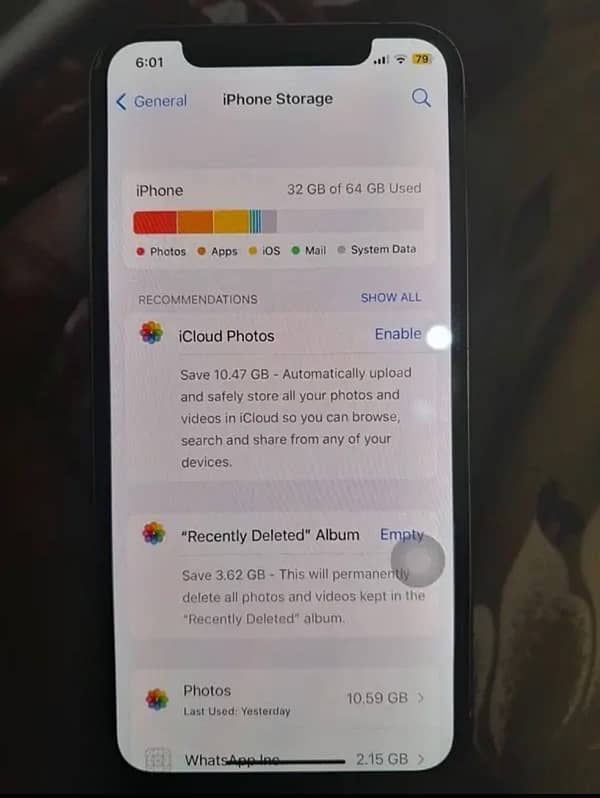 iPhone X pta aproved 64gb true tone Face ID ok 3