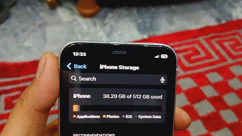 iphone 12pro ( 512GB ) PTA Approved 12