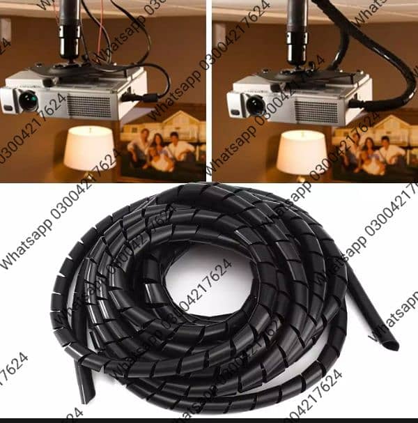 Flexible Spiral Wrap network (Wire Wrap), For decorating Cable Protec 3