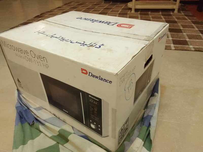 Dawlance microwave model 131 hp non used 0