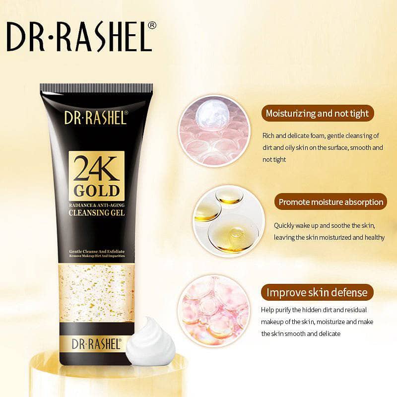 Dr. Rashel 24K Gold Radiance & Anti-Aging Cleansing Gel 3