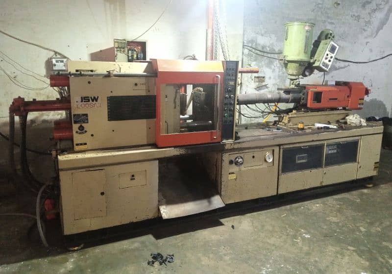 Injection Molding Machine Jsw 100 Tan For Theka With 2.5 Marla Hall 1