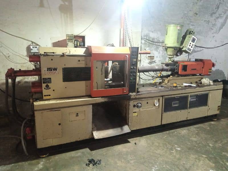 Injection Molding Machine Jsw 100 Tan For Theka With 2.5 Marla Hall 2