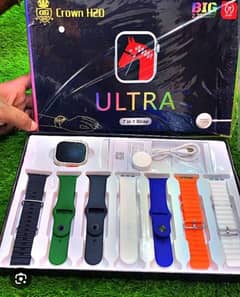 Crown H20 Ultra Smartwatch - 7 in 1 Strap