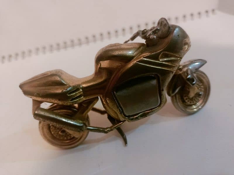 Gold Tone Metal Bike for sale 3