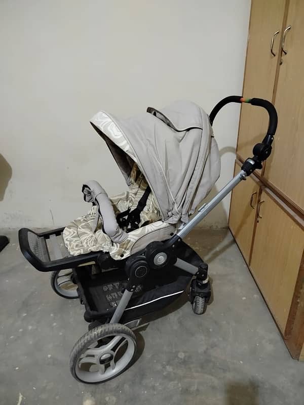 Teutonia 3 in 1 baby stroller/pram , car seat or carry cot 0