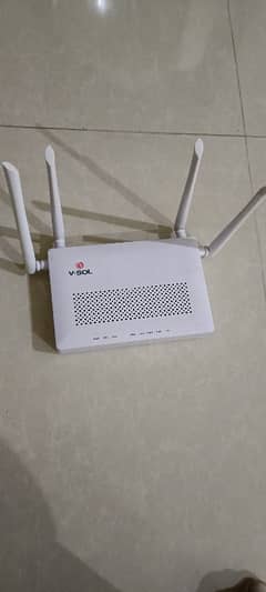 v. sol fiber router in warranty