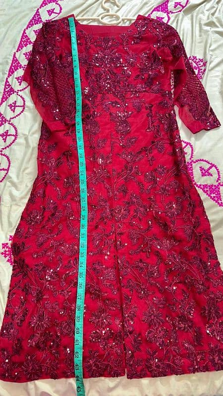 mayoo dress Rs# 2000, red dress Rs # 3000, plum chiffon dress Rs= 4000 8