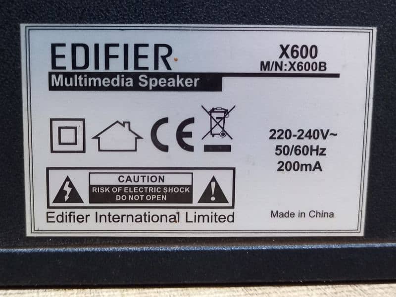 Edifier Sound System (X-600) Genuine 6