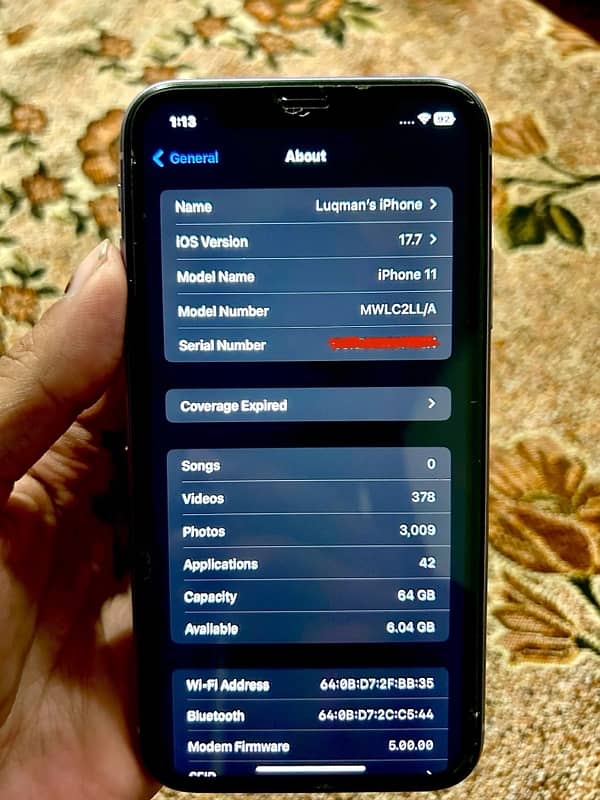 Iphone 11 64gb non pta 7