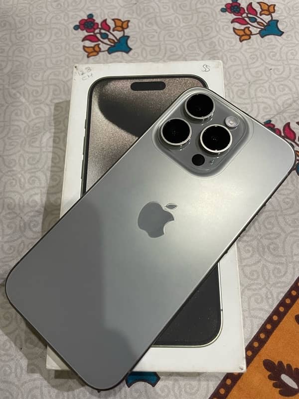 iphone 15pro 128gb Pta Approved 10/10 Hk 0