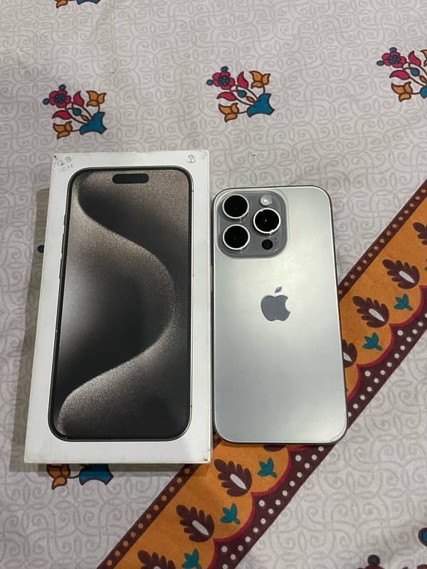 iphone 15pro 128gb Pta Approved 10/10 Hk 1