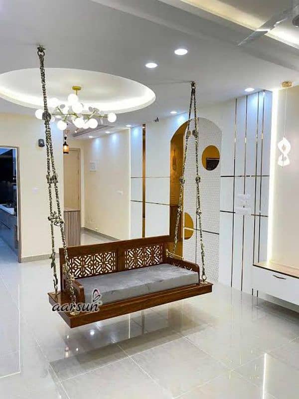 Indian Jhula (Ceiling Swing) Only Stainless Steel Hook 0