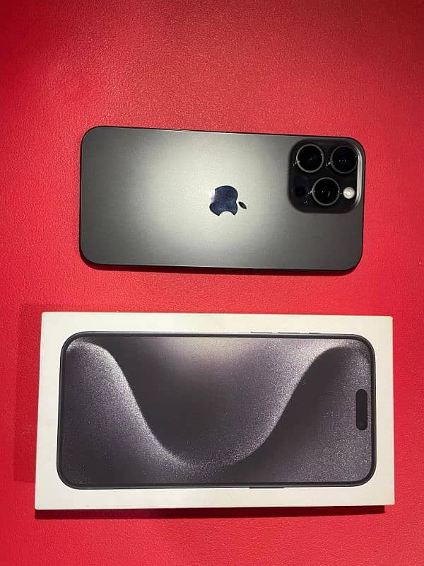 iPhone 15 Pro Max Black 256 GB PTA approved 6