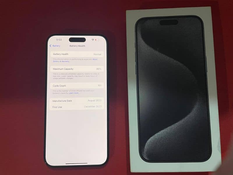 iPhone 15 Pro Max Black 256 GB PTA approved 9