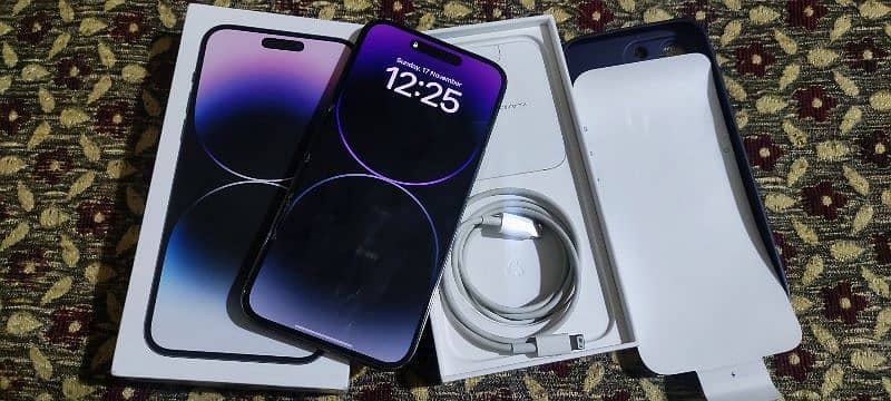 iphone 14pro max 1tb deep purple 0