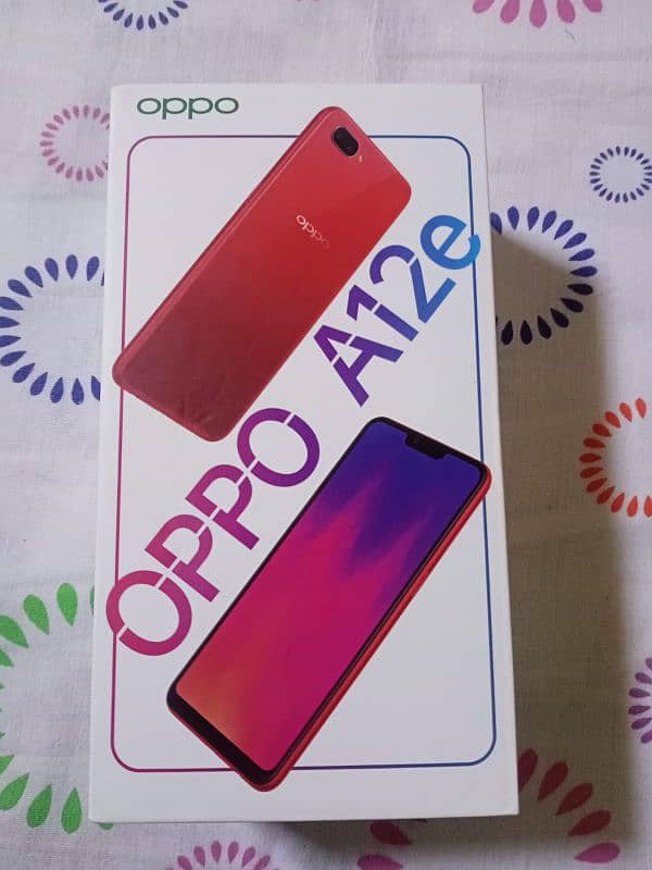 OPPO A12E 3/64 Red Color With Box 5