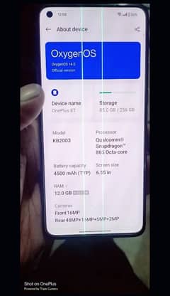 one plus 8t 12/256 urgent sale