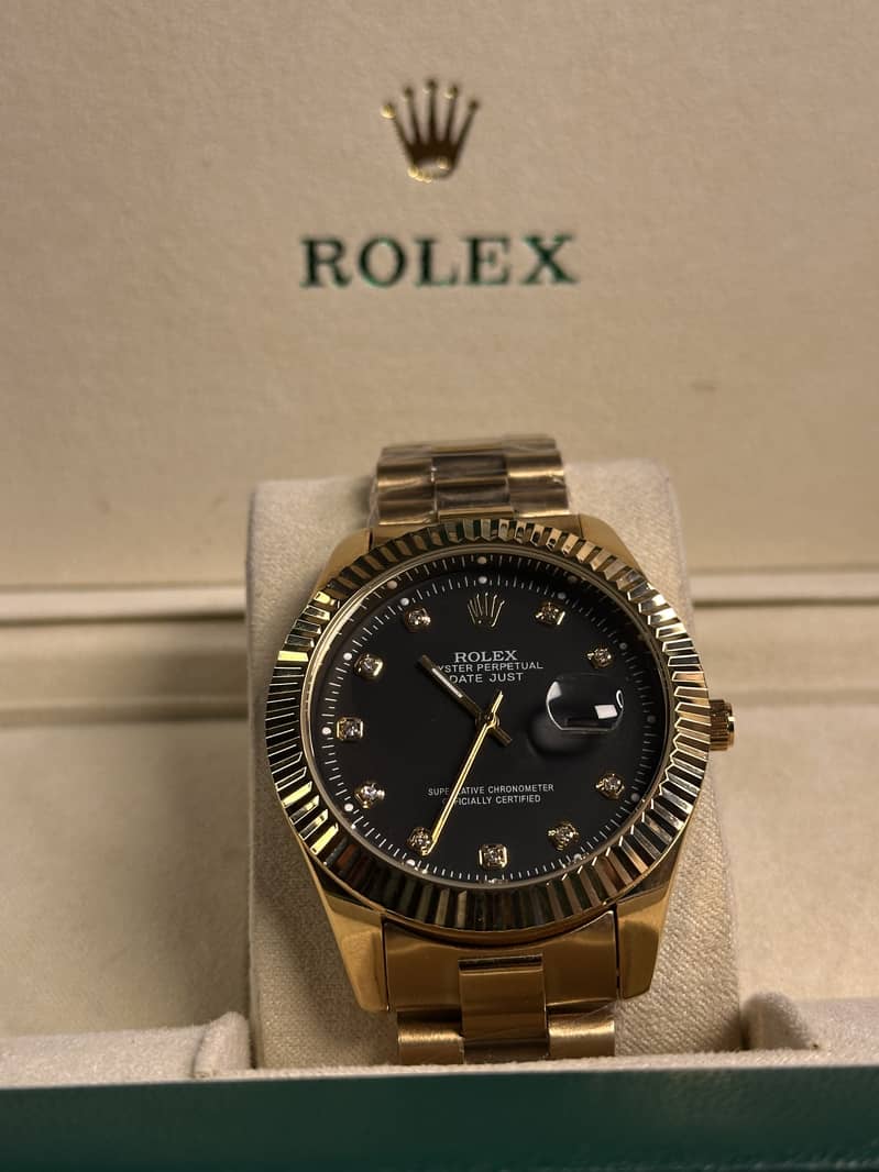 Rolex datejust perpetual Black Dial 1