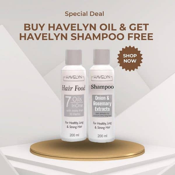 buy Havelyn Hair Oil & get shampoo free 0