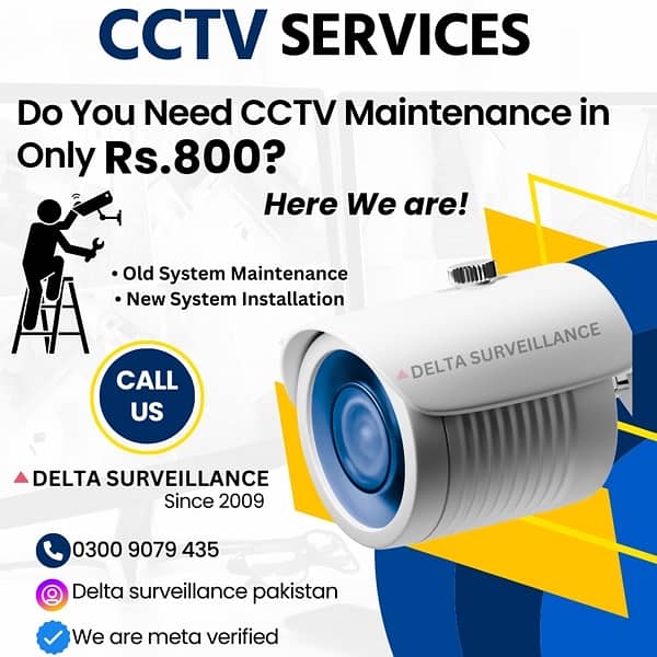 Quick Urgent CCTV Camera Maintenance and New Installation 0