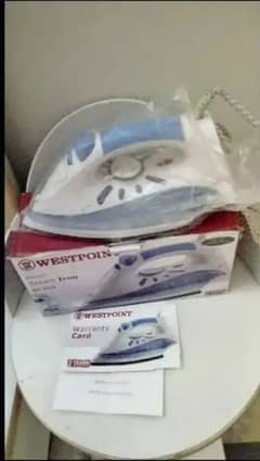 west point steam iron dabba pack 2 se 3 month use excellent condition