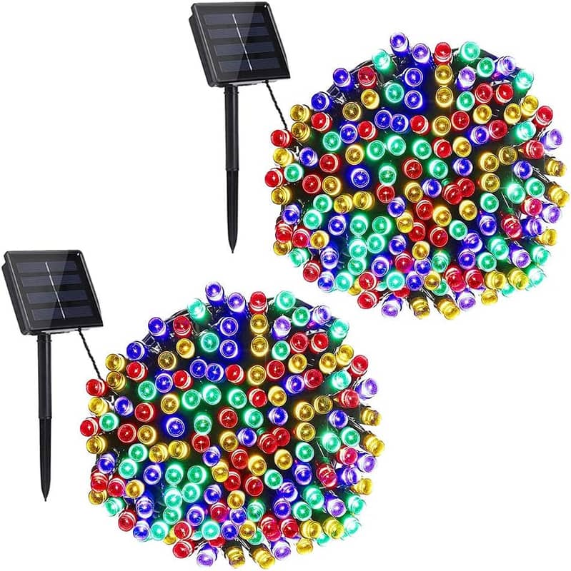 300LED Pink Solar String Lights, Copper Wire 8 Modes Solar Fairy Light 5