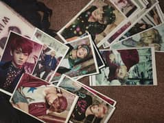 set of 10 bts photo cards