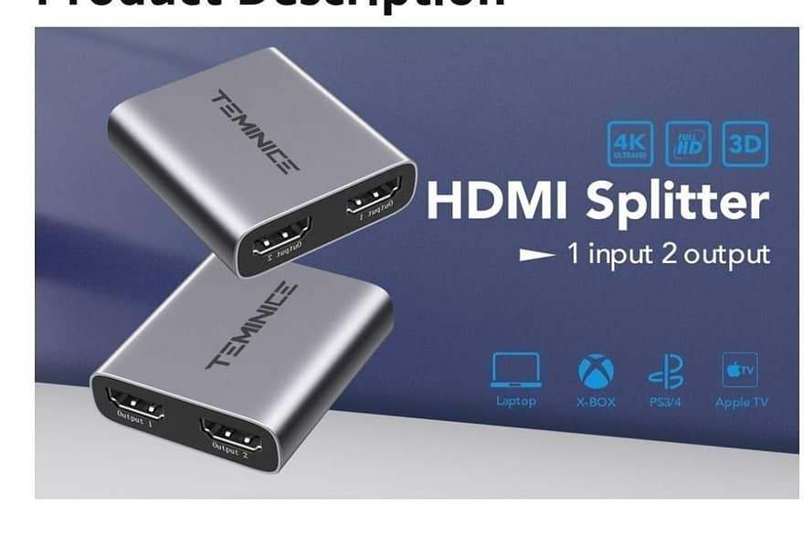 4K HDMI Splitter 1x4 Full HD HDMI distributor 4 in 1 out Video Amplifi 11