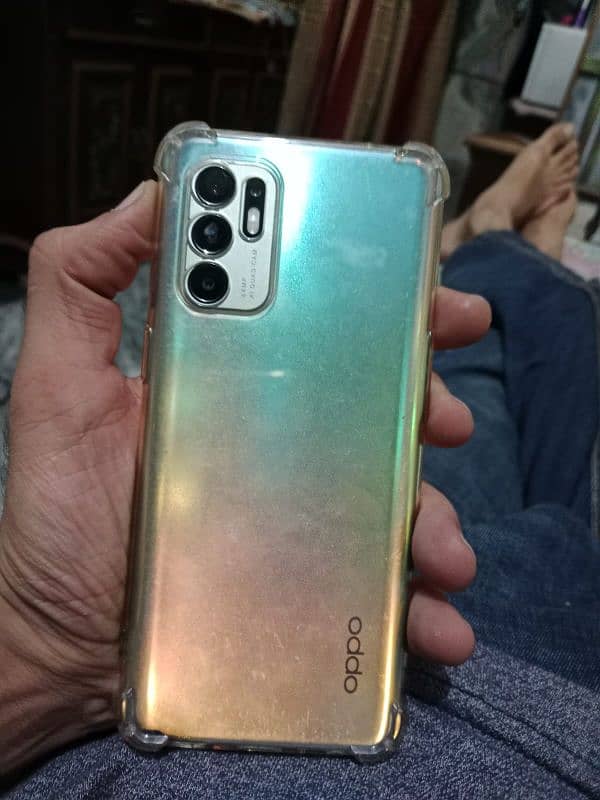 oppo reno 6 silver with box 0