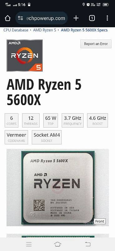 AMD RYZEN SERIES AVAILABLE RYZEN 5 5600X. 5 5600.5 3600, 5 2600 build 0