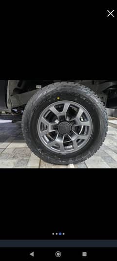 Jimny JB74 Wheels/Rims with all terrain tyres