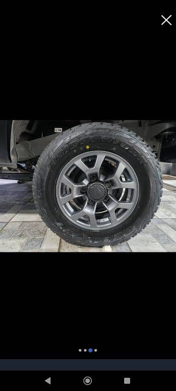 Jimny JB74 Wheels/Rims with all terrain tyres 0