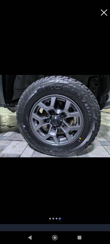 Jimny JB74 Wheels/Rims with all terrain tyres 1