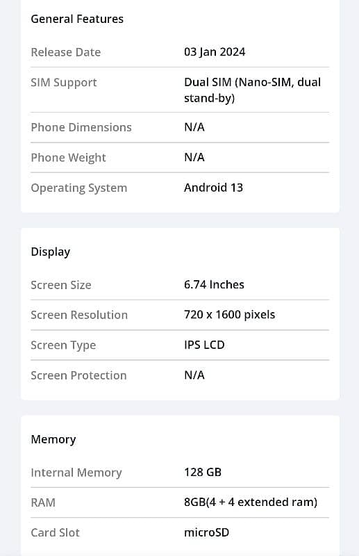 sparx note 12 4/128 pin pack 2