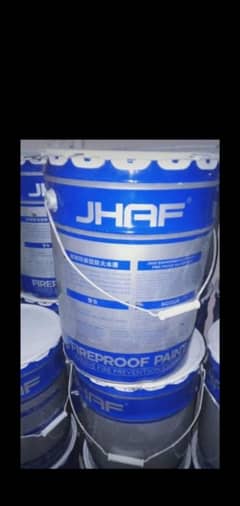 jhaf Japanese paint Aish white colour fire proof  28 liter drum