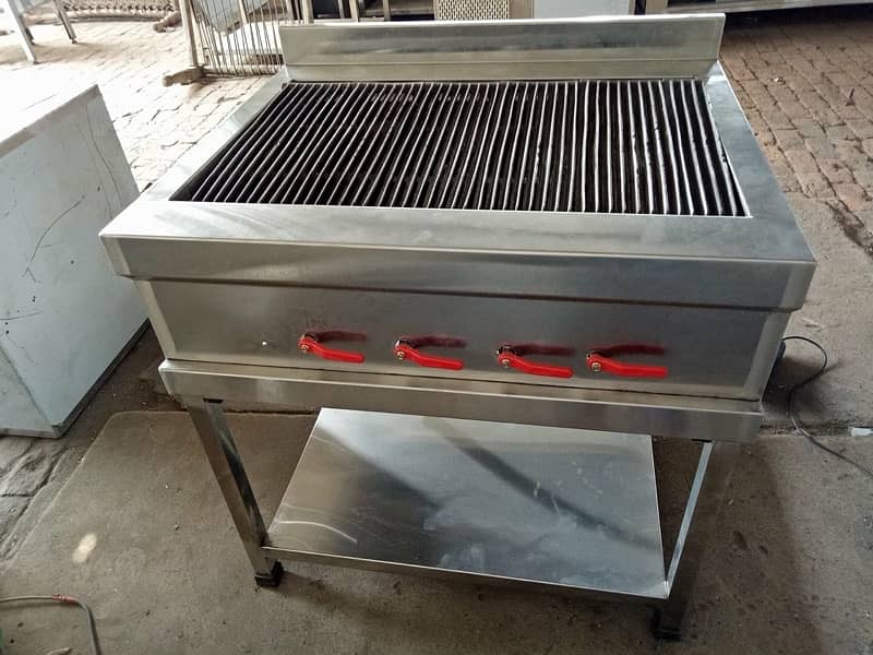 Hot plate charcoal grill burner pizza oven fryer 4