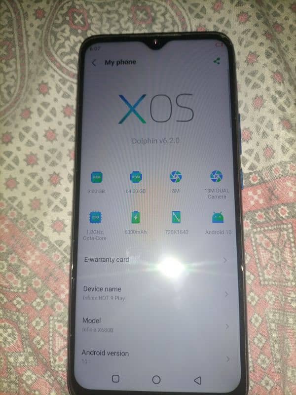 infinix hot 9 play 3gb 64gb fresh condition 2