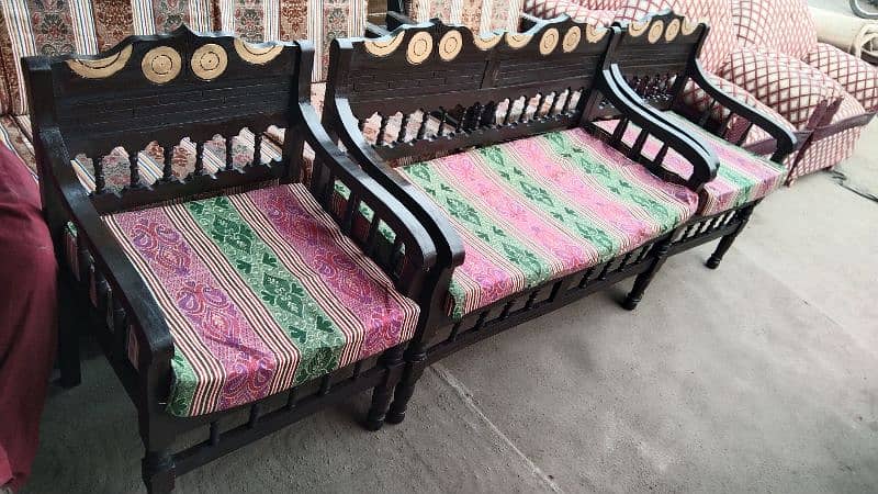 Chinese wooden sofa delivery free in Lahore 7