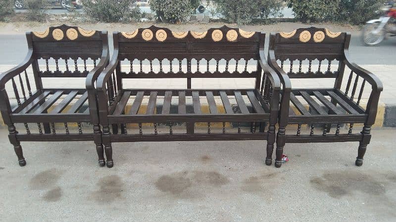 Chinese wooden sofa delivery free in Lahore 8