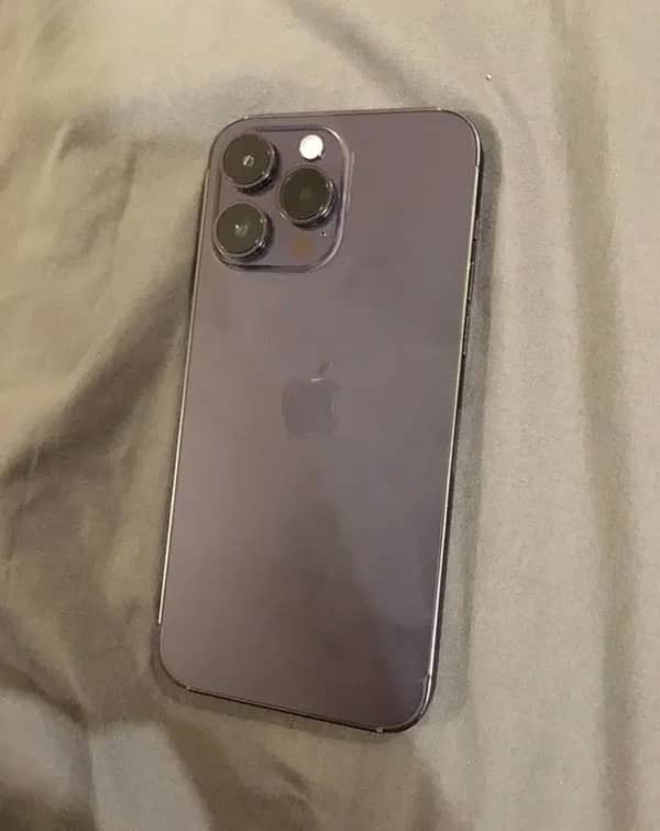 iPhone 14 ProMax Deep Purple 10/10 with Box for sale. 1