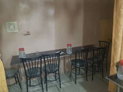 chairs and mobile counter and other restaurant products