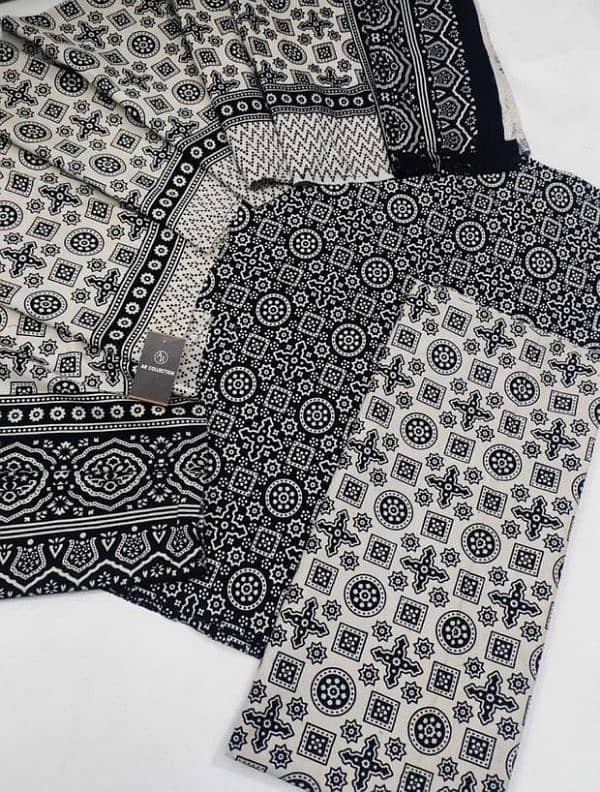 Ajrak 3 pcs cotton suits 7