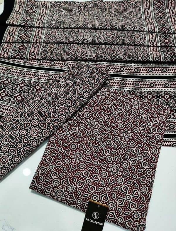 Ajrak 3 pcs cotton suits 8