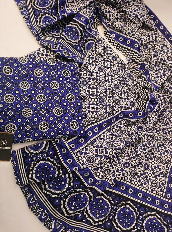 Ajrak 3 pcs cotton suits 10