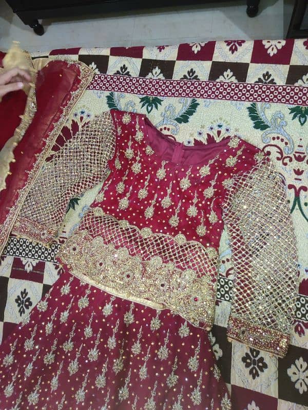 Bridal Lehnga Size Description Me Mention ha For Sale 03108435617 3