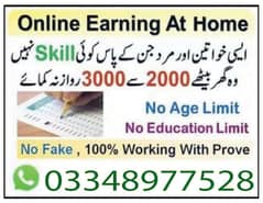 Online job available, Typing/Assignment/Data Entry/Ad posting etc